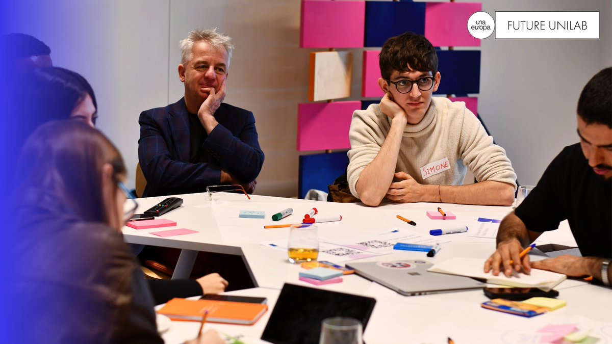 Future_UniLab's tweet photo. During our #microchallenge on Tusday,@JagiellonskiUni #students had the chance to explore:
💡@Una_Europa and the @Future_UniLab
🕹️Gamification of learning
🧑💻Future #trends in EdTech
🚩Challenges and opportunities for digitising
👓VR Glasses
#WeAreUnaEuropa https://t.co/DweodrrlO8