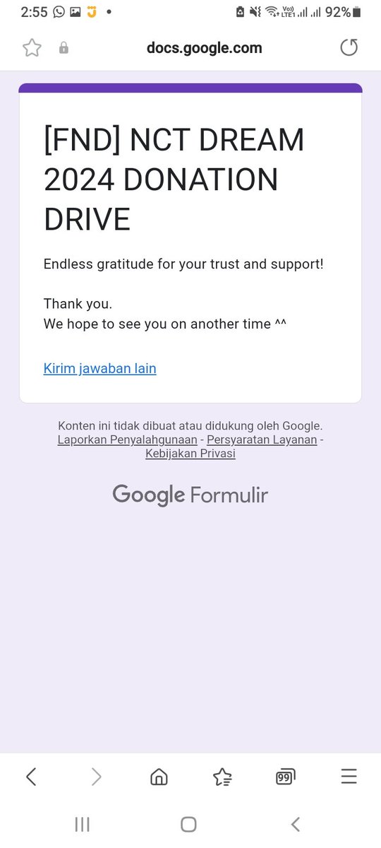 Done😊 terimakasih semuanya, terus support uri dreamies🤗🤗🤗