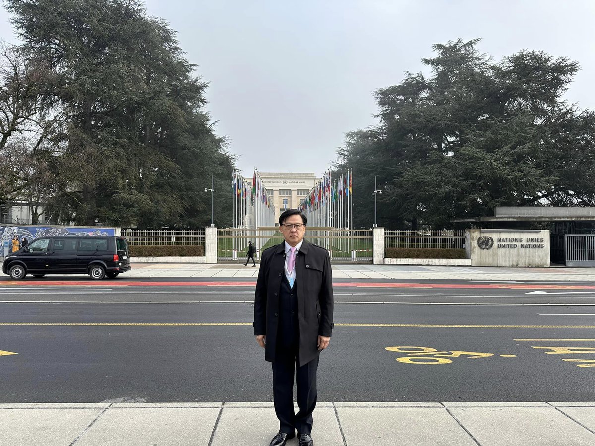 HongxingN's tweet photo. Addressing the 55th session of the UNHRC，Junius Ho Kwan-yiu，a member of the HKSAR Legislative Council said #Article23 of the Basic Law of the HKSAR of China will serve as a crucial safeguard protecting the security and social stability of the region.https://t.co/VNrzsZHY47 https://t.co/3aD6cNozzE