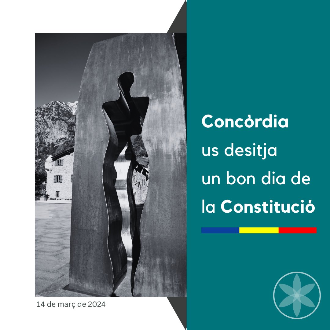Concòrdia us desitja un feliç dia de la Constitució en el seu 31è aniversari! 🇦🇩🏔️

Visca Andorra! 💙💛❤️