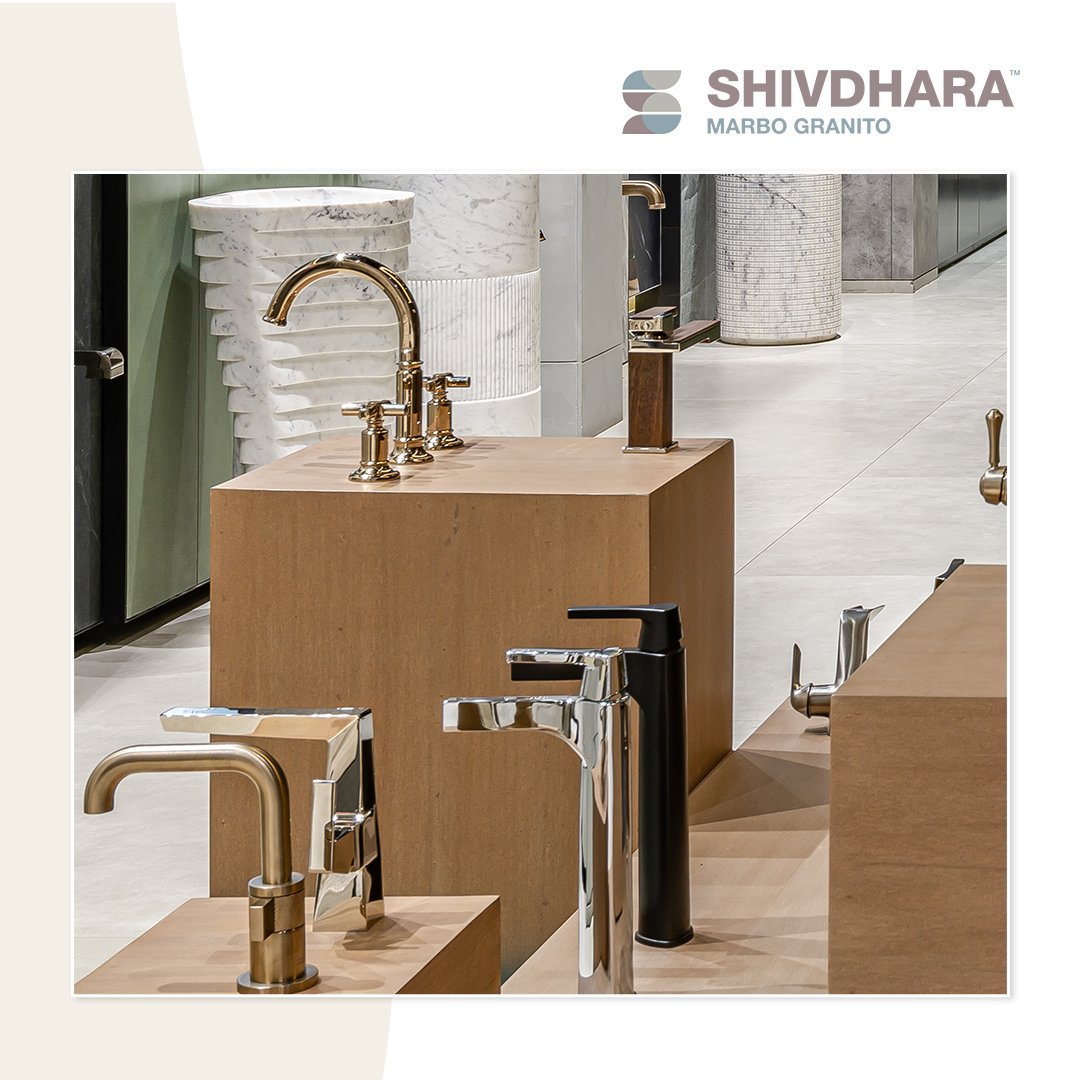 Sleek finish & stylish designs.
Imported faucets for every space. 

Visit our showroom today.

#shivdharaindia #marble #tiles #granite #naturalstone #bathware #uniquedesigns #imported #homedecor #lifestyle #integrity #innovation #bestinthecity #interiordecor #livedisplay
