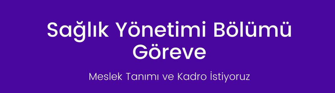 <a href="/drfahrettinkoca/">Dr. Fahrettin Koca</a> SAĞLIK YÖNETİMİiii Meslek tanimimini yapılmasıni istiyor. Sayın bakanımmmm