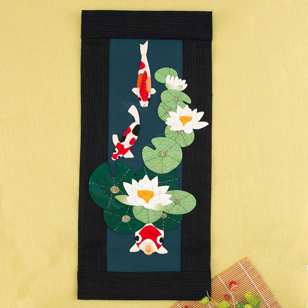 tezukuritown's tweet photo. Lotus and Nishikigoi Tapestry Kit
A pressed tapestry of carp swimming freely among lotus leaves.
https://t.co/E3PybtAEj7
#japanese #pressedpicture #handmade #handmadekit #coupon https://t.co/o0EbPyq6pL