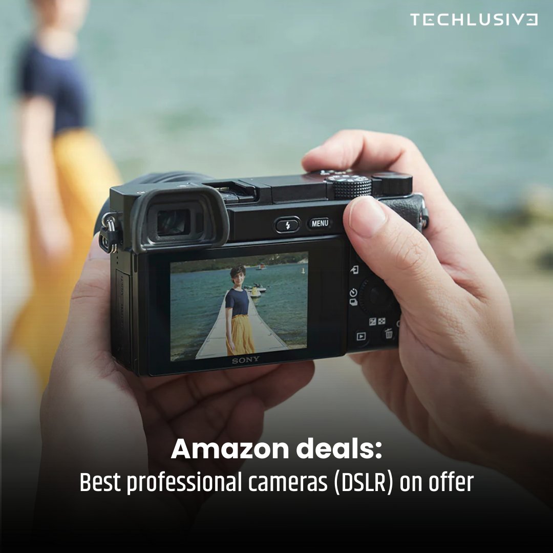 TechlusiveOFCL's tweet photo. If you are planning to pursue a career in photography, these cameras may be your best companion. Amazon is selling them at discounts right now.

Full Story: https://t.co/qg0CO8ExHT

#Amazon #techlusive #TechNews #techupdates  #dslrcamera #cameras https://t.co/IFFShg3DBR