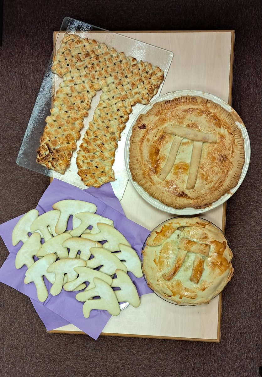 Happy Pi day!! Tasty celebration @Olchfaschool! #PiDay2024