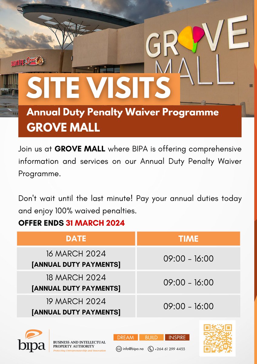 Secure your good standing at Grove Mall with our Annual Duty Penalty Waiver Program! Don't let fines weigh you down – join us now and pave the way to financial freedom. Act fast before the offer ends! #GoodStanding #PenaltyFree #GroveMallOffer