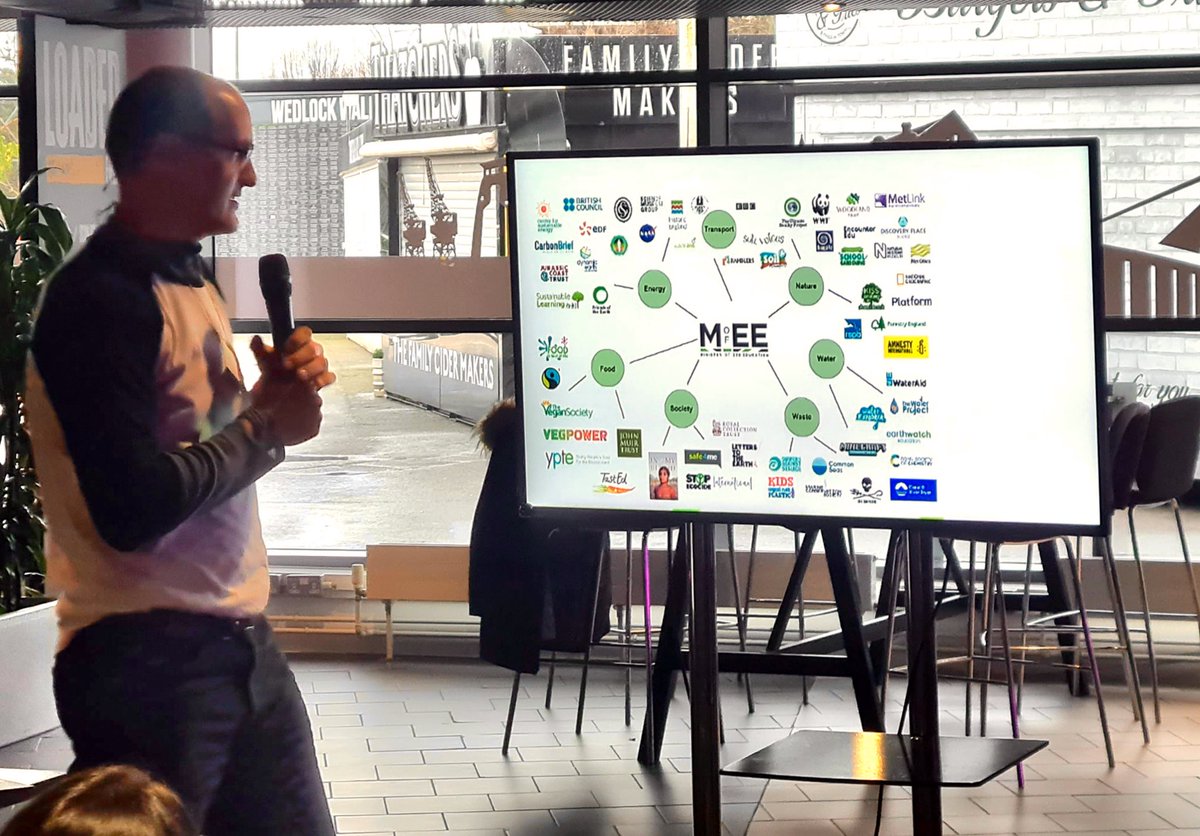 MinistryEco's tweet photo. Tom was at @WestofEnglandCA #SchoolSummit sharing the story of the Ministry of Eco Education and how we weave together the best free resources and opportunity into a framework which saves teachers time and energy to integrate into their existing curriculum
#ClimateinEducation https://t.co/qcFHsDVABy