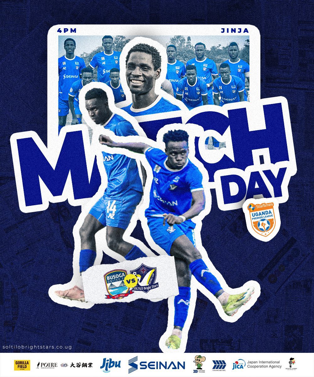 soltilo_uganda's tweet image. Matchday In Jinja

#LetsShine