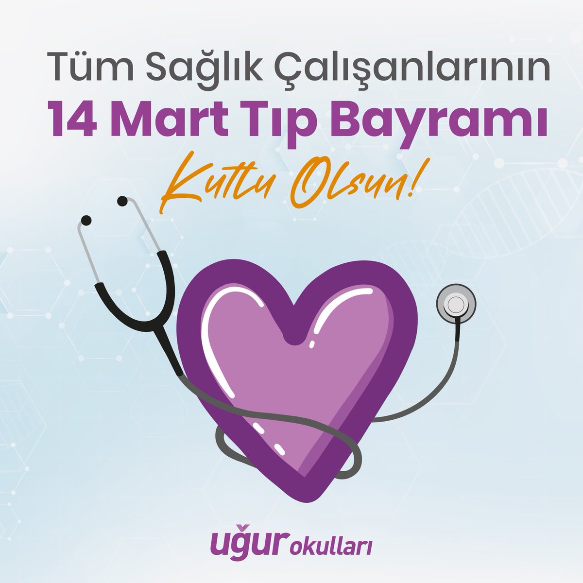 Büyük bir özveri ve fedakarlık ile görevlerini yerine getiren sağlık çalışanlarının 14 Mart Tıp Bayramı kutlu olsun.💜

#14MartTıpBayramı