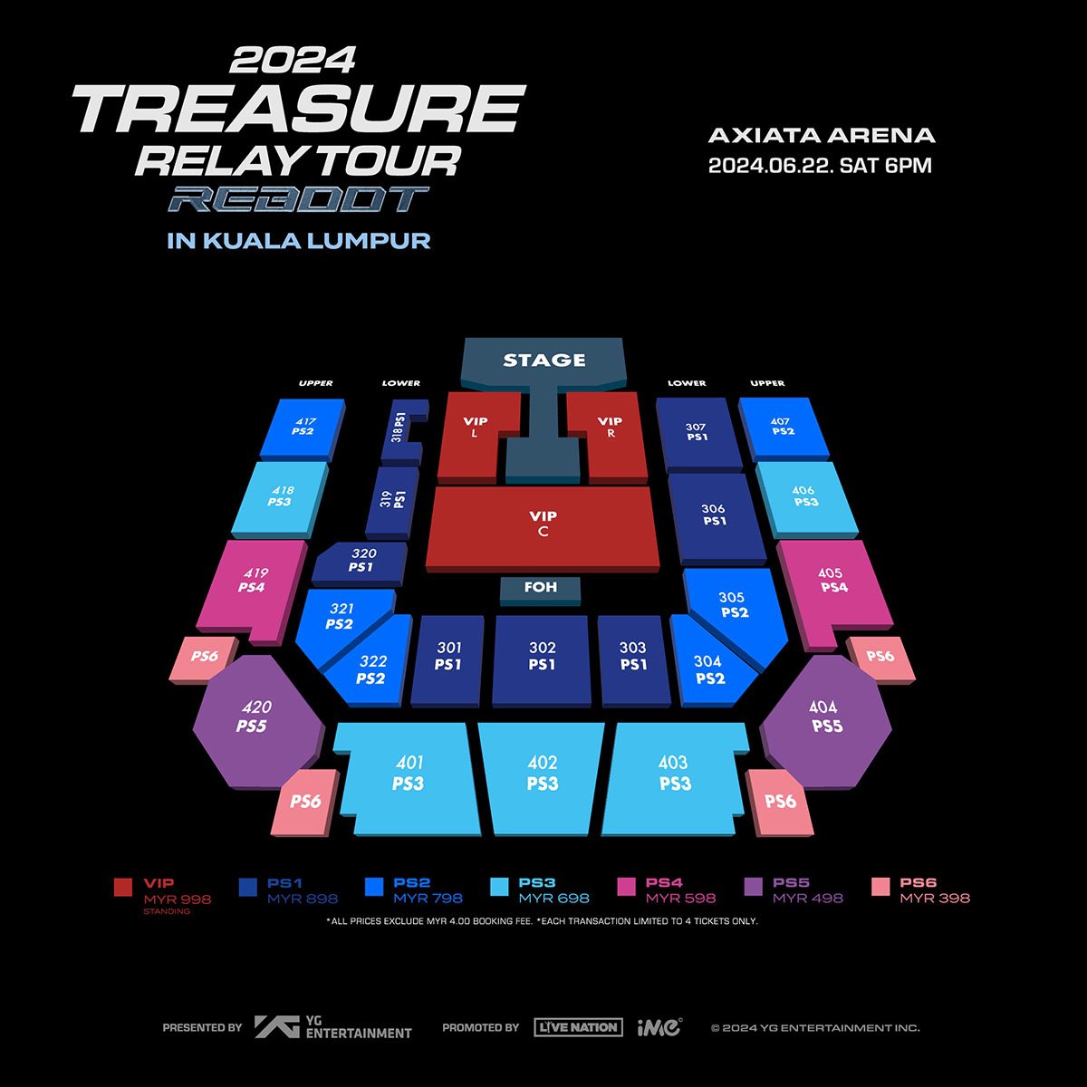 pie__store's tweet photo. Ticketing Service 𐇵💙🖤˳ׄ 𓄹
   ꒰ LOCAL ꒱

#TREASURE_REBOOT_IN_KUALALUMPUR 

— service charge presale rm50 general rm40
— experience &amp; trusted 💯
— read t&amp;c/q&amp;a: https://t.co/3PxFulEDPn
— to book slot &amp; more details, please dm!

#TREASUREinKL #TREASUREinMY https://t.co/nzxipQFbXN