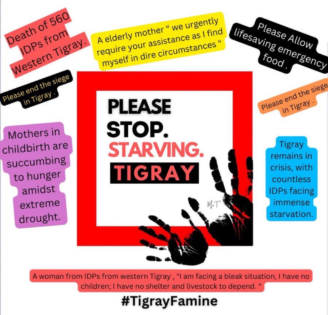 ♦️The #Tigray genocide’s aftermath, compounded by drought, demands immediate humanitarian intervention. 

#TigrayFamine #Aid4Tigray #AUSummit @EU_UNGeneva @_AfricanUnion @EUatUN @UNHumanRights @ICRC_dc @USAID @Refugees @AUC_PAPS @BradSherman @SecBlinken @Sally_Keeble @SamriGeber