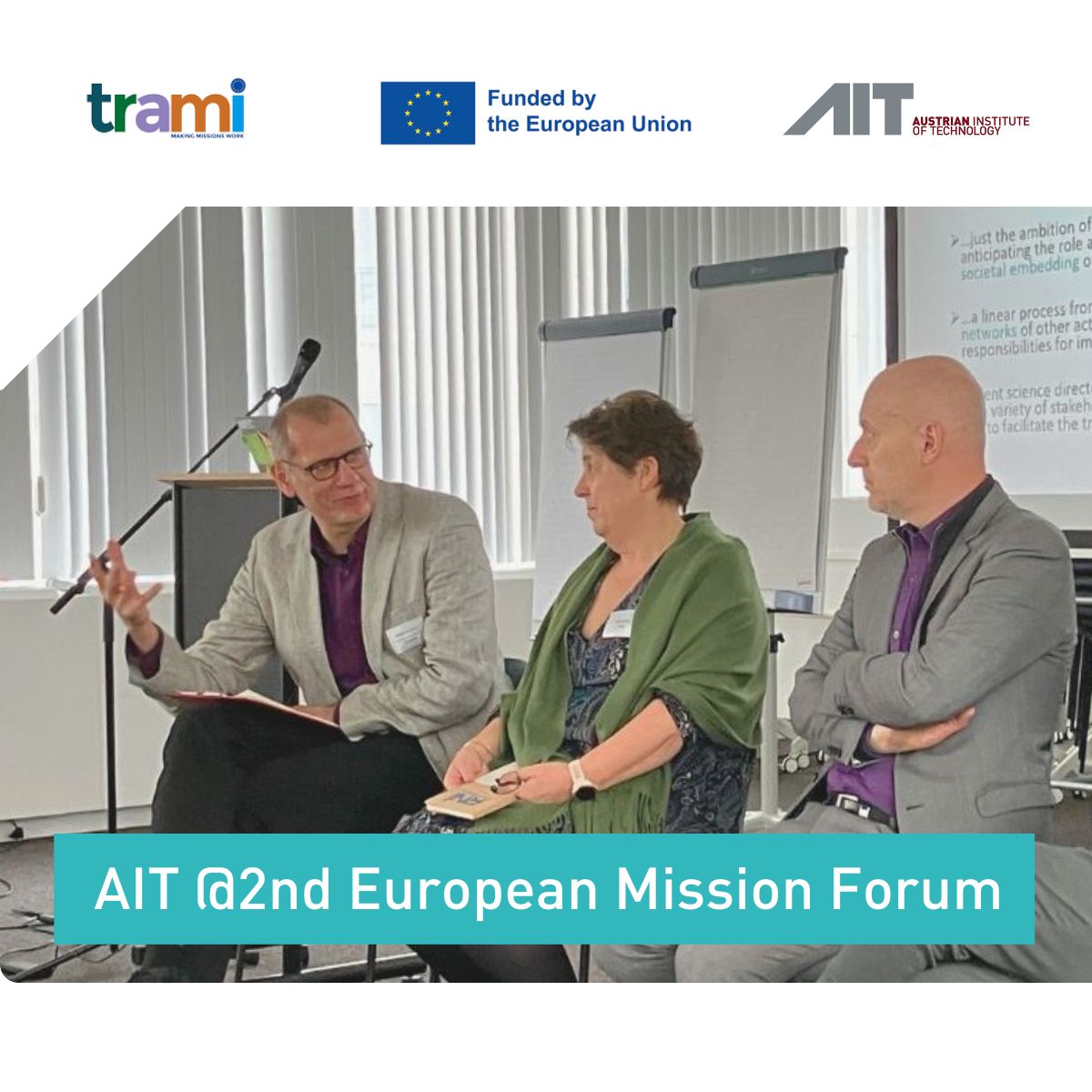 Wie geht es mit der Implementierung der Europäischen #Missionen auf nationaler Ebene voran? Das und vieles mehr war Thema beim #European Mission Forum. Vom AIT waren #CorneliaReiter und #MatthiasWeber mit dabei. 🌎 ait.ac.at/news-events/si…