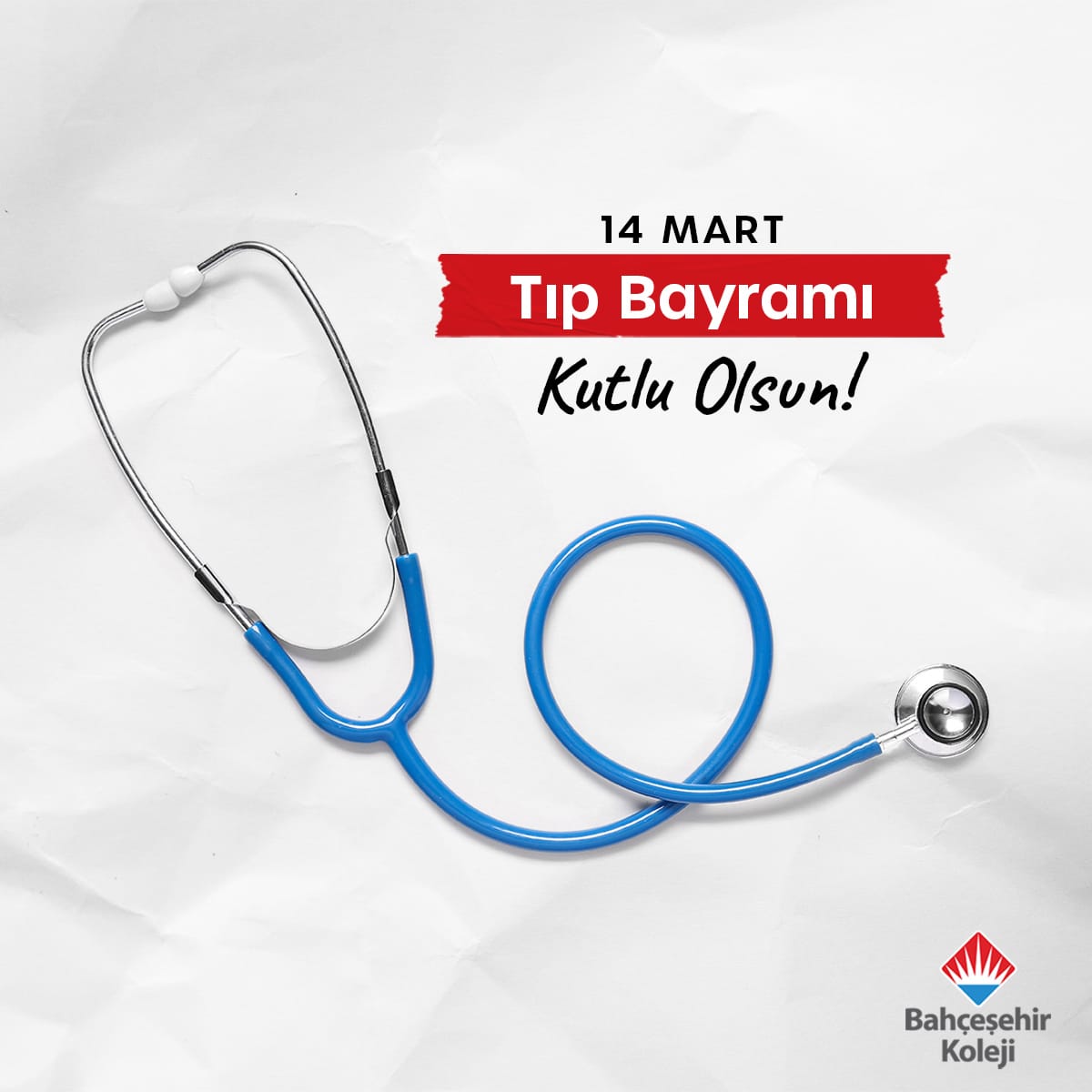 BhcIsk's tweet photo. 14 Mart Tıp Bayramı vesilesiyle tüm sağlık çalışanlarımıza sonsuz teşekkürlerimizi sunarız. 🩺

Sağlıklı yarınlarımızın mimarları 14 Mart Tıp Bayramı’nız kutlu olsun! ❤️

#14MartTıpBayramı https://t.co/igIfuhgYJA