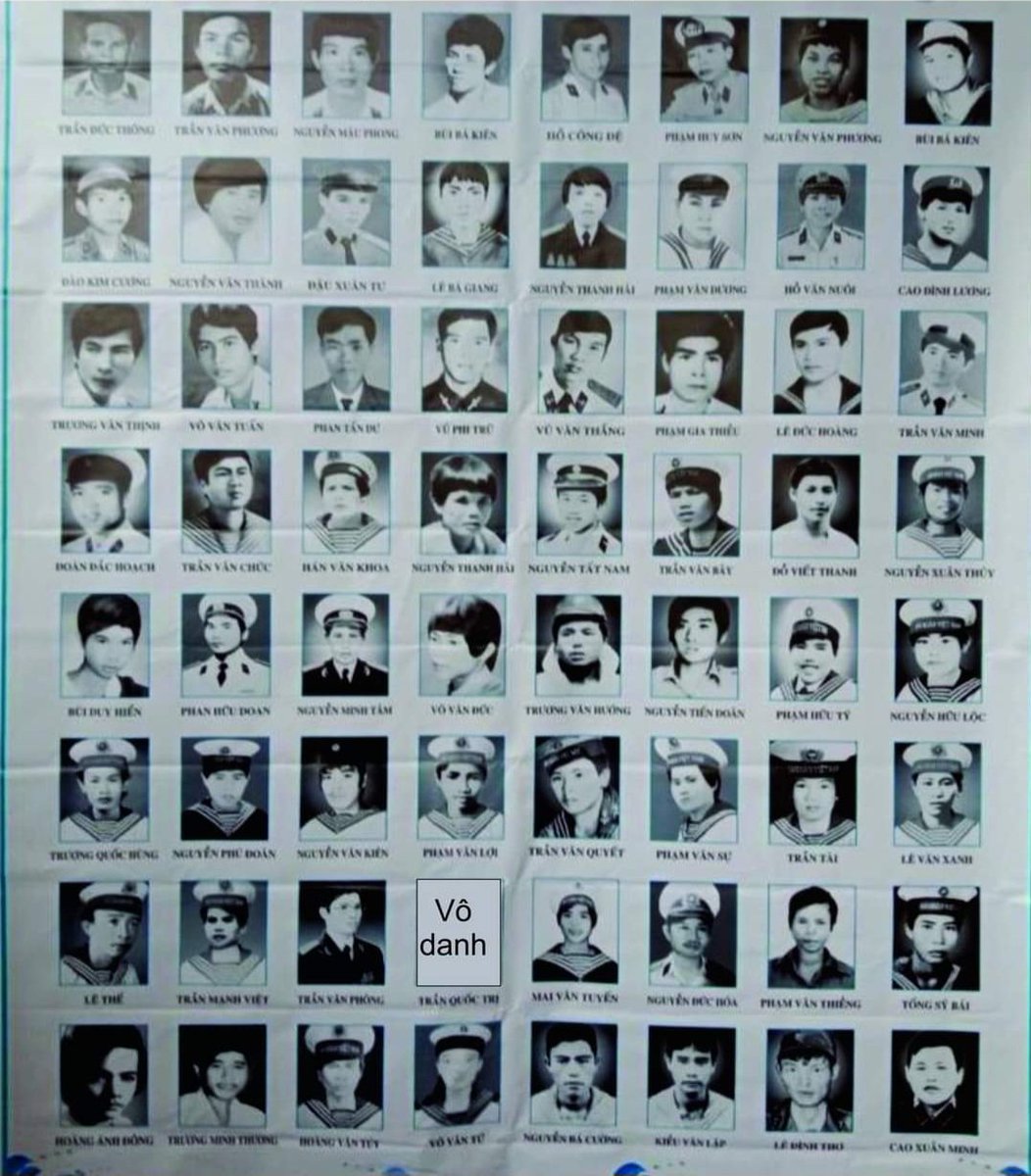 viettan's tweet photo. 14/3/1988 - 14/3/2024
China attacked Vietnam 36 years ago, occupying the Spratley Islands' Johnson South Reef (Gạc Ma in Vietnamese).
64 Vietnamese navy men lost their lives during the battle. Commemorations of this event have been prohibited by Hanoi for years.
#Spratleys https://t.co/COCwm1G7uZ
