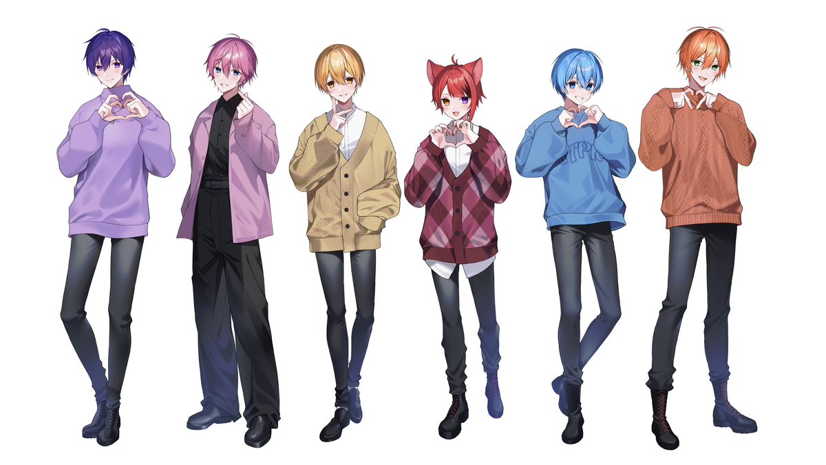 「\\ お仕事報告 //  すとぷり様()の歌ってみたバレンタイン・キッスのMV描」|ギャラクシー伊藤㊗️誕生日のイラスト