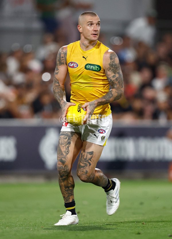 AFLtatts's tweet photo. Welcome to 2024 #AFLTatts fans (surely no one is acknowledging that silly opening round business?). Looking forward to the king setting the tone for the season

#AFLBluesTigers #AFL https://t.co/yTx55P4m4v