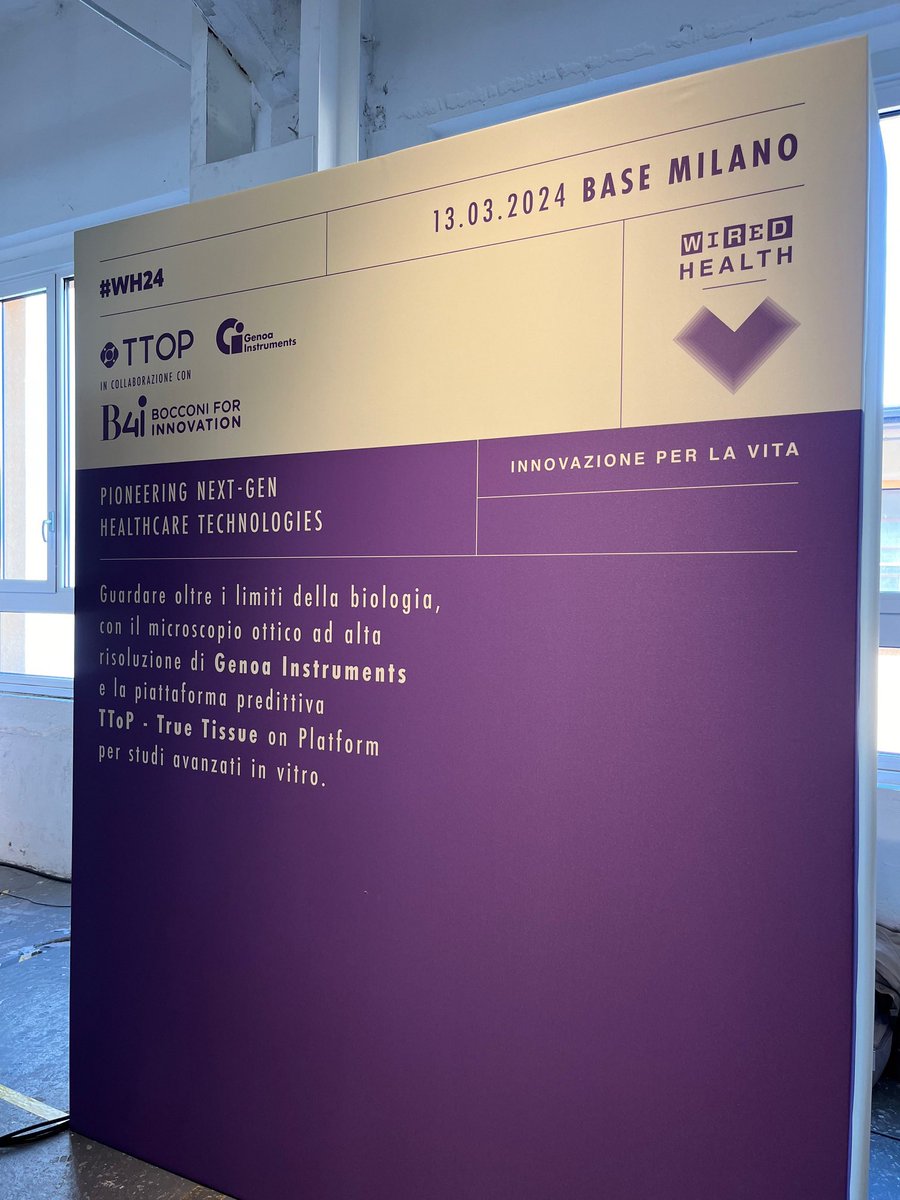 Grateful for the opportunity to participate in Wired Health event! It was truly insightful, and we appreciate everyone who took the time to join us and engage in meaningful discussions. Thank you <a href="/wireditalia/">Wired Italia</a> @B4iBocconi