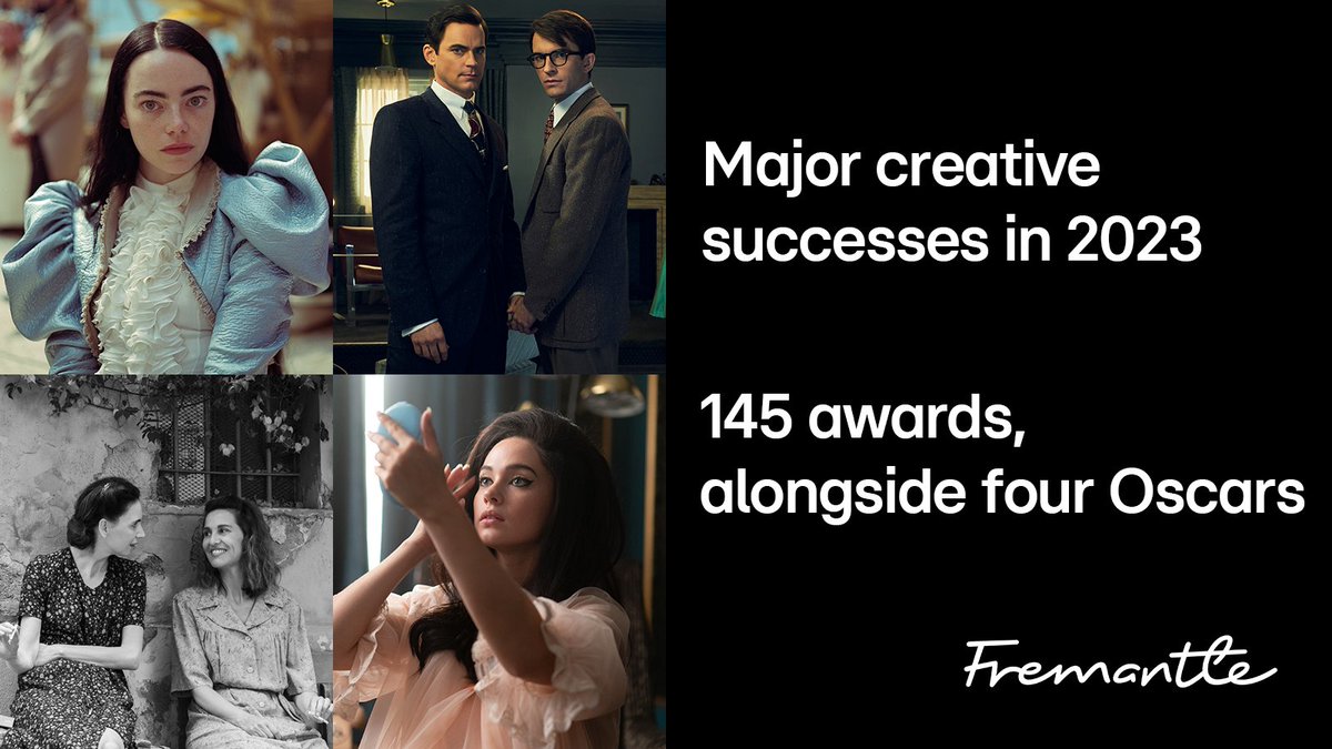 rtlgroup's tweet photo. Our global content business @FremantleHQ celebrated major creative successes in 2023 and continues its growth plan across #entertainment, #drama and #film, and #documentaries.

➡️https://t.co/jZ8X0TOOuK

#RTLresults #partofRTL https://t.co/VCSn6RoRbl