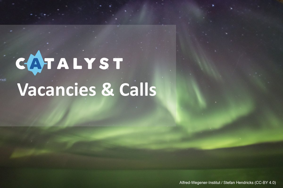 🆕 Check out the latest opportunities for #polar researchers – including calls for abstracts and proposals, summer schools and associate professor positions! ➡️ Find them on our Catalyst platform: polarcatalyst.eu/vacancy-call @EUPolarCluster
