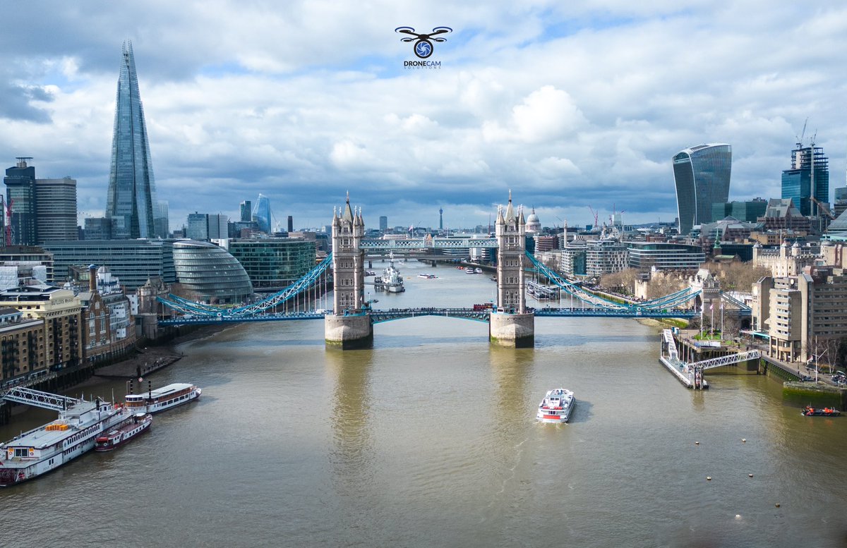 dronecamltd's tweet photo. Whilst in London, took a slight detour between jobs for a shot of Tower Bridge, London skyline is a tough one to beat!
#dronecamsolutions #droneservices https://t.co/ceRALuKbTB