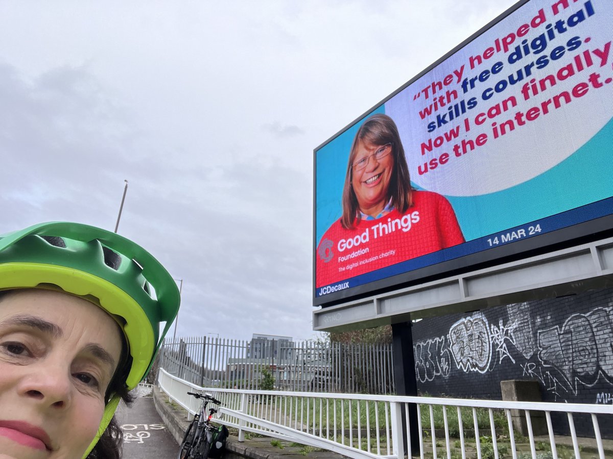Isobel@goodthings (@isobelgoodthin1) on Twitter photo Digital touches all areas of our lives. But millions in the UK are shut out from the benefits of the online world. <a href="/GoodThingsFdn/">Good Things Foundation</a> is raising the profile of digital exclusion through our #DigitalForAll campaign. This billboard in Sheffield is one of my faves. Digital touches all areas of our lives. But millions in the UK are shut out from the benefits of the online world. <a href="/GoodThingsFdn/">Good Things Foundation</a> is raising the profile of digital exclusion through our #DigitalForAll campaign. This billboard in Sheffield is one of my faves.