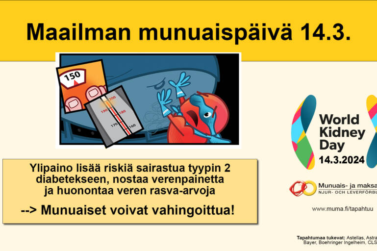 ViljaKirsi's tweet image. Hyvää maailman munuaispäivää!
#muma #harvinaiset