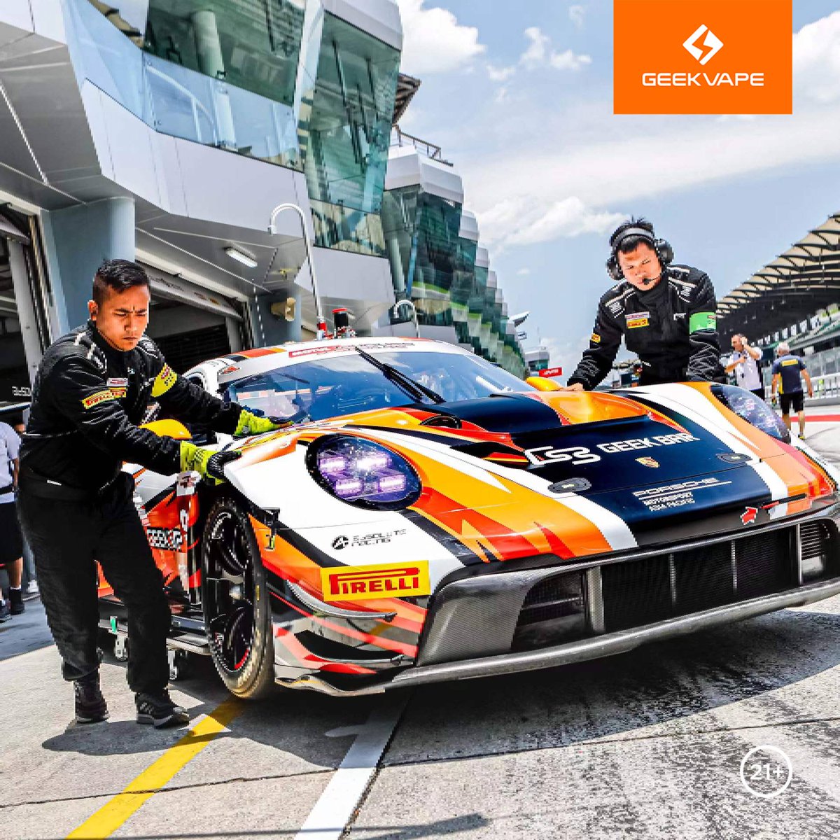 Gearing up for tomorrow's race at the 12 Hours of Sepang, aiming for #1! 🏆
If we win, GEEKVAPE will select 10 fans in the comments for surprise gift packs.
Stay tuned!  🚗💨

Live Timing: livetiming.getraceresults.com/asia#screen-re…

#geekvp #AbsoluteRacing #asiaendurance #shanghai8h #sepang12hours