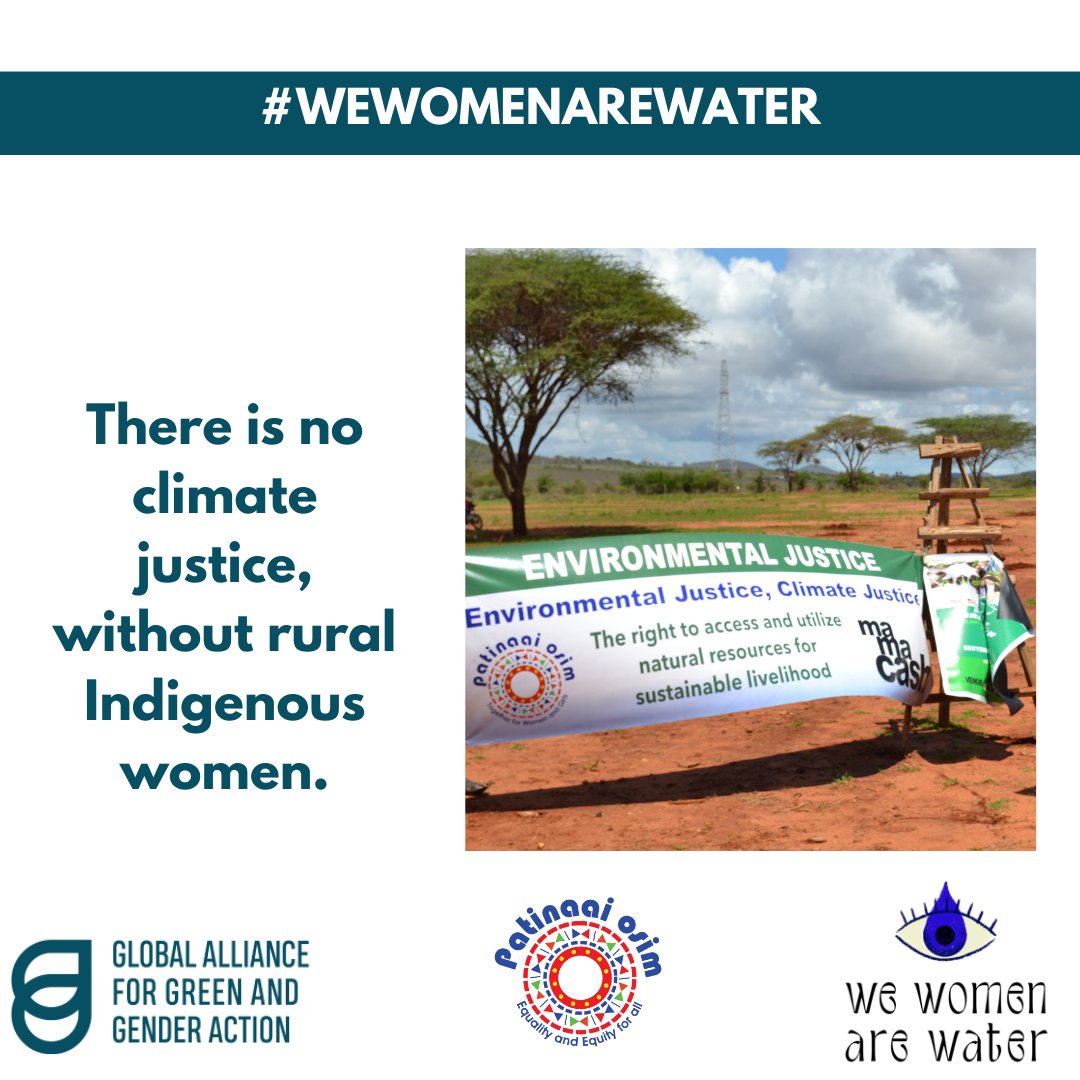 Women, Girls, Local & Indigenous Communities are leading the charge for #ClimateJustice Let's celebrate their incredible strength and resilience as they stand against false climate solutions. Together, we can create a greener, fairer future for all. #WeWomenAreWater #GAGGAatCSW68