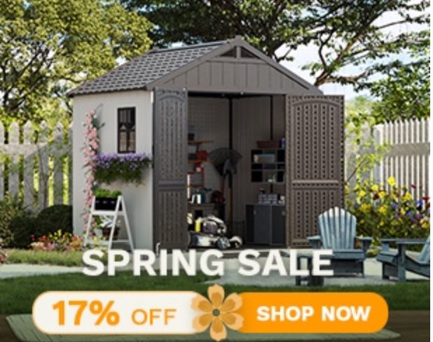 As a CJ Affiliate, I earn from qualifying purchases. #Sponsored #Ad #Paidlink

 Live the organized & clutter free life you always wanted to live with Patiowell's Spring Sala blooming 17% discount (Use code: SPRING17)  on all  outdoor sheds and deck boxes. 
kqzyfj.com/click-10110397…