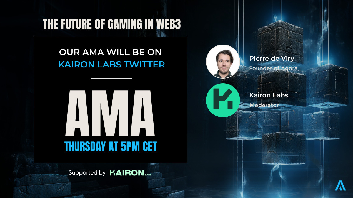 Join us today to a discussion the 'Future of Gaming in Web3' with <a href="/KaironLabs/">Kairon Labs</a> and other exciting projects! 👀Don't miss out! 🚀 

📅 14th March 
⏰ 5PM CET
 🔗 x.com/i/spaces/1LyxB…

#web3 #gamefi #AMA