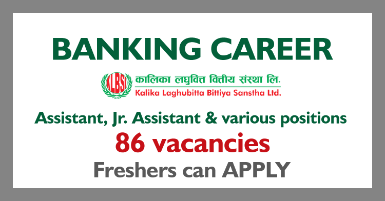 Banking Career: Assistant, Jr. Assistant & various positions wanted at Kalika Laghubitta Bittiya Sanstha; Freshers can APPLY
view details on:
educatenepal.com/vacancies/deta…
#bankingcareer #bankjobs