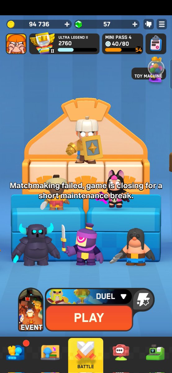 marwan_chief's tweet photo. Another fun game shutdown. @ClashMini was a beatiful journey https://t.co/QASmOHKqM0