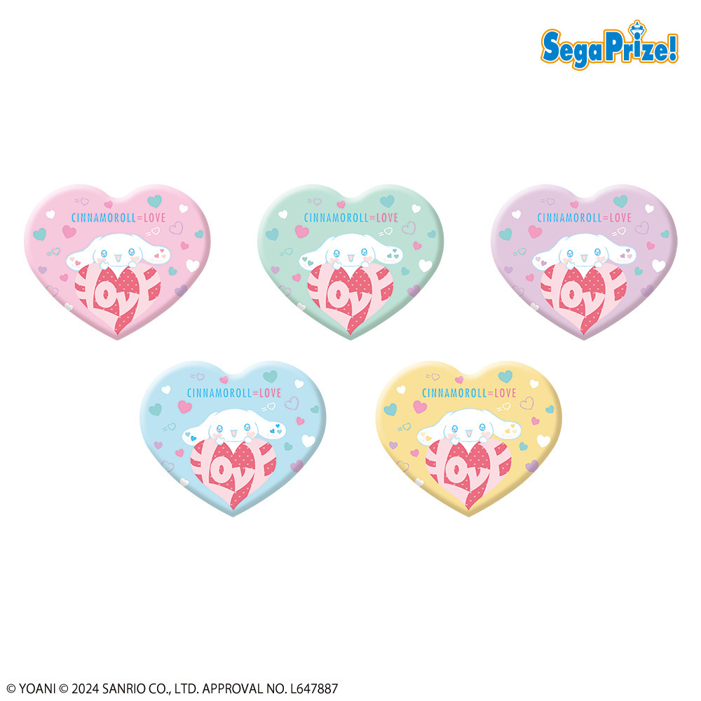 缶バッチ イコラブ プライズ】 「シナモロール」と「=LOVE（ @Equal_LOVE_12 ）」コラボ