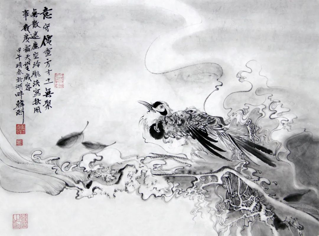 CAAofficialEN's tweet photo. Don't miss the ongoing ink painting exhibition by Prof. Han Lu from the #chinaacademyofart's School of Chinese Painting. Located at No. 33, Datong Lane, Hefang Street, Hangzhou, this exhibition will run until Mar 25. #Art #University #CAAExhibitions #CAAFaculty https://t.co/palEfFTCxS