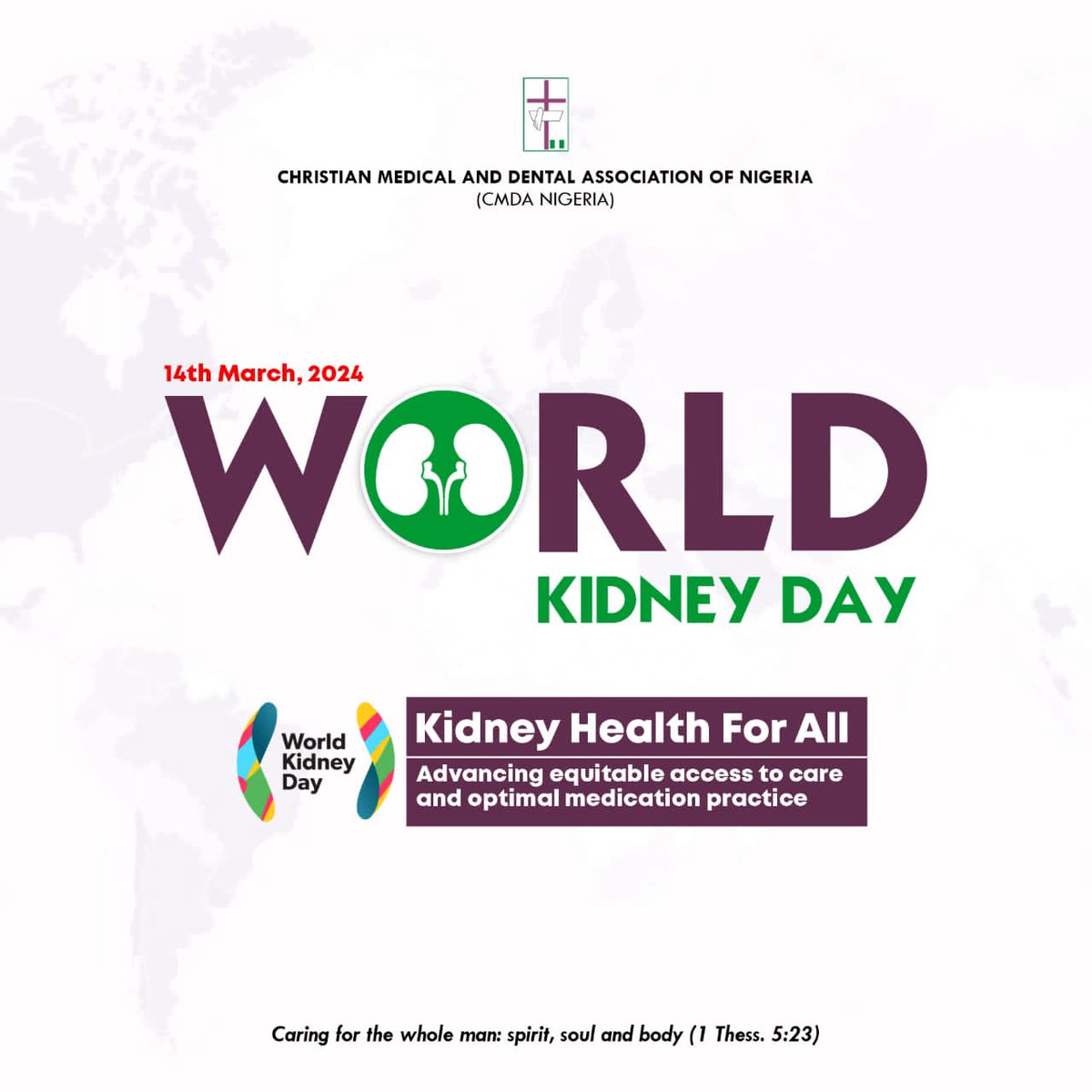 cmdanigeria's tweet photo. It's World Kidney Day! 
Here are a few ways to care for your kidneys.

1. Stay hydrated.💧
2. Monitor your blood pressure.🩺
3. Exercise regularly.🏋🏻
4. Limit over-the-counter medications.
5. Have a healthy eating habit.🍉

Save your kidneys today! https://t.co/wZzqGWUmr0