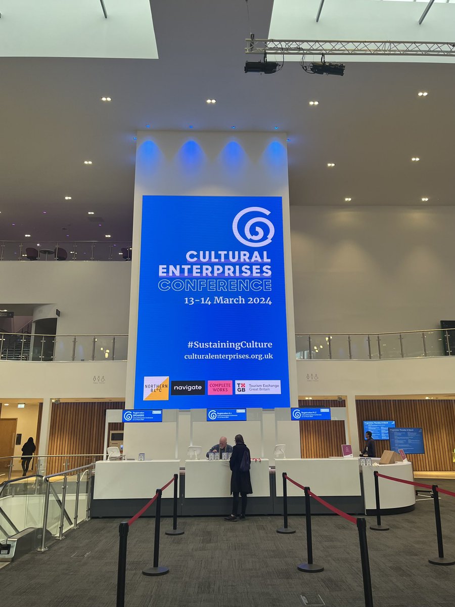 Here we go! Great to be at the <a href="/ACEnterprises/">Cultural Enterprises</a> conference in Newport. 

Looking forward to joining today’s sustainability panel discussion and sharing our <a href="/IndigoLtd/">IndigoLtd</a> #ActGreen findings, thinking about the importance of embedding sustainability in cultural organisations.