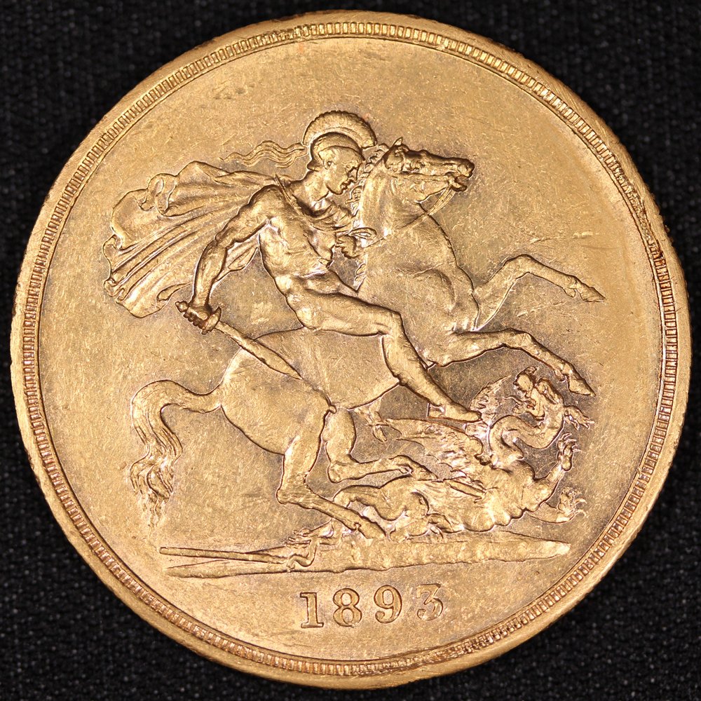 ヴィクトリア女王 ベールドヘッド 5ポンド 金貨 1893年
leocoins.com/?pid=174501139