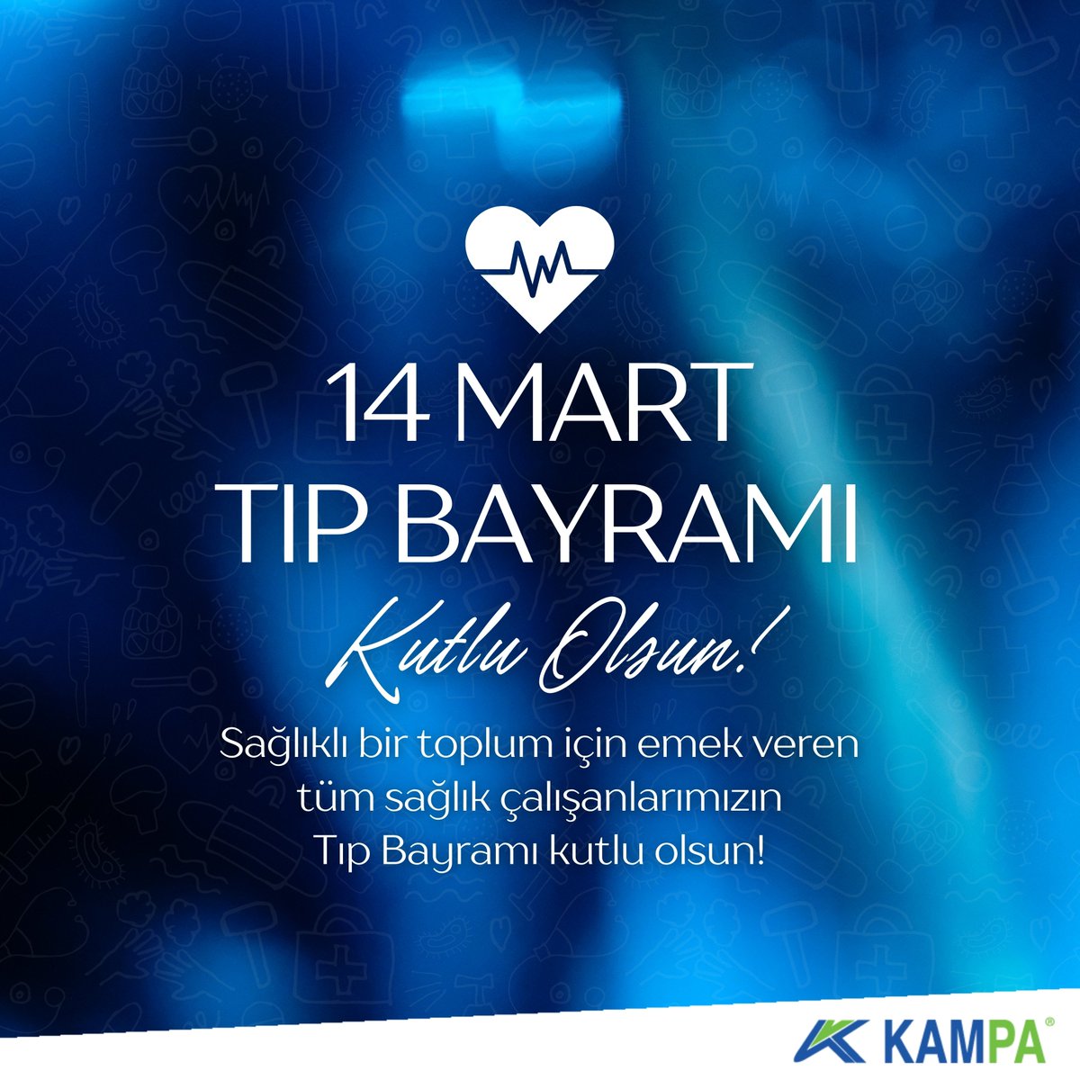 Halk sağlığı için fedakarca çalışan, hayatlara dokunan tüm sağlık emekçilerinin 14 Mart Tıp Bayramı kutlu olsun. #14marttıpbayramıkutluolsun