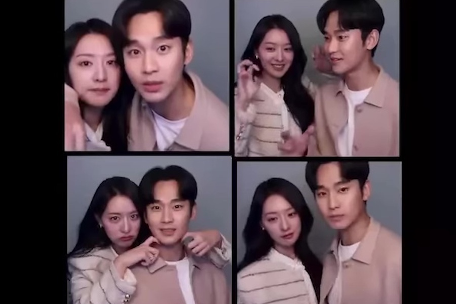 soompi's tweet photo. WATCH: "#QueenOfTears" Stars #KimJiWon And #KimSooHyun Make A Swoonworthy Pair In Playful New Clip
https://t.co/dw3iK8cxJY https://t.co/N0HTvaHQo1