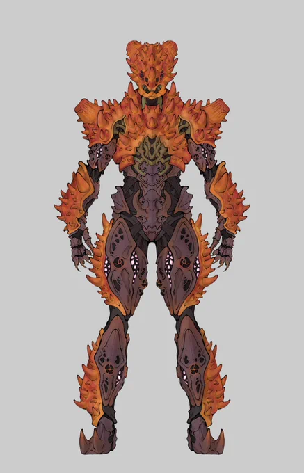 #オリジナル怪人シースクワート セルストルフ自分の怪人群ではなぜか通例のホヤモチーフ。なんか好きなんです()基本はストレートなホヤのデザインですが、腕や足に至る各所にホヤの意匠を入れることで異質さを出しています。各所に生やすスタイルは今後も取り入れたい所存! 