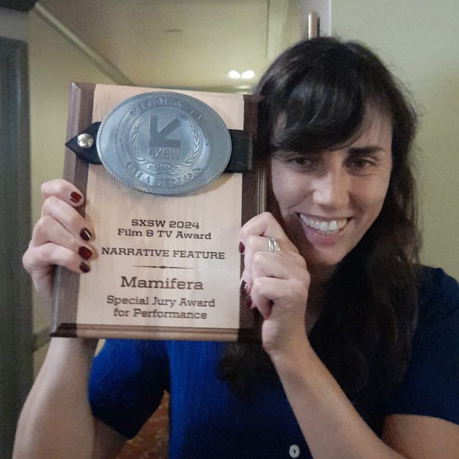 MAMÍFERA by Liliana Torres (@thenetdeer) has received the Best Performance Award for Maria Rodríguez at @sxsw 💗 Huge congrats! 👏🥳💫