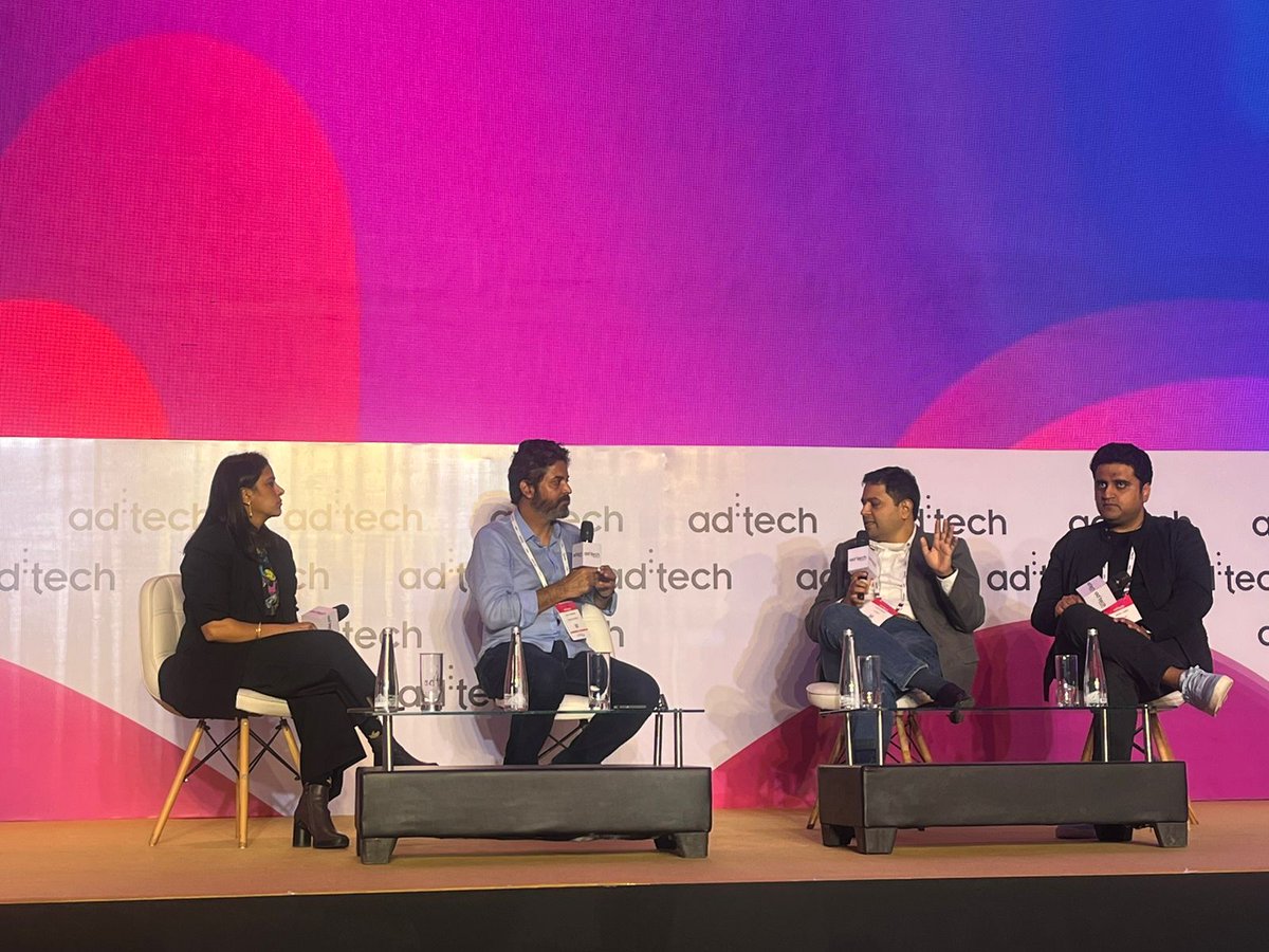 adtechIndia's tweet photo. “As far as influencer marketing is concerned, we abide by a principle that while the platform can give you the dessert, you will have to buy your own lunch”

-Ankit Desai, Marico Limited

#adtechIN #adtech2024 https://t.co/8teHfBPekN