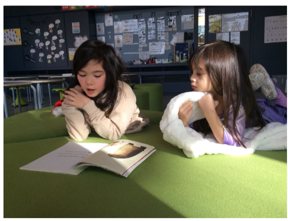 ISRprimary's tweet photo. @ISRheintal #ISRGrade1 and #ISRGrade2 enjoying discovering new books with friends and developing a love of reading! https://t.co/eLQAxdgj19