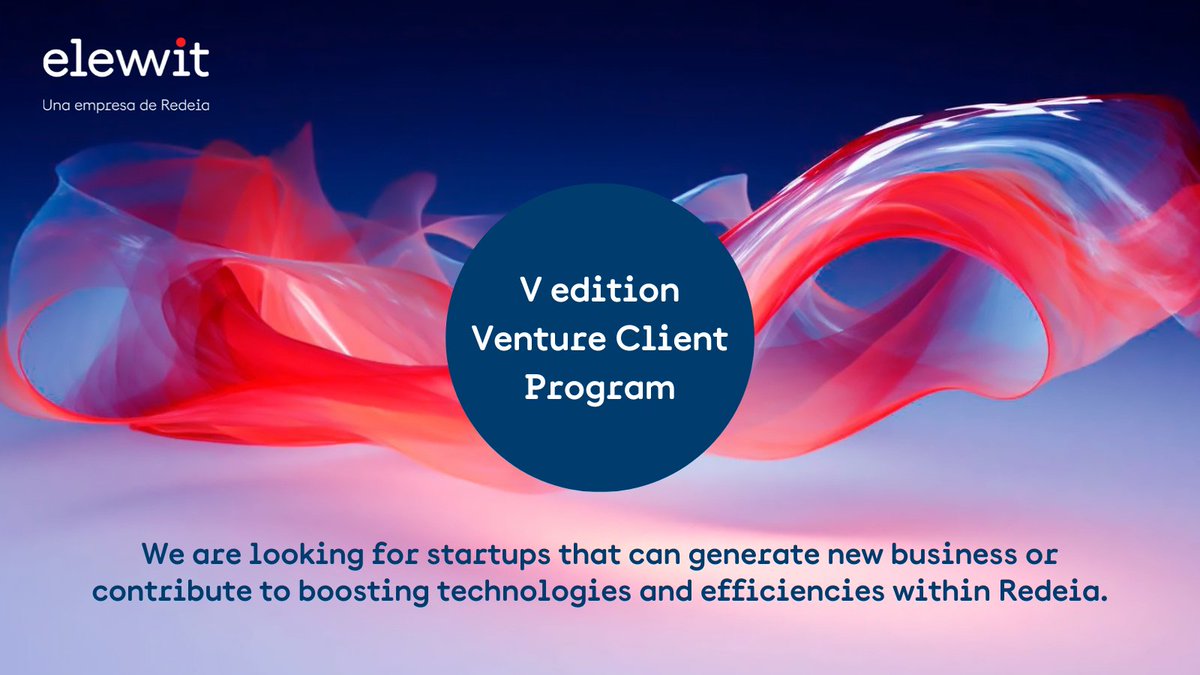 elewitventures's tweet photo. 📢 Attention #startups! Do you want to validate your technology in the electrical and telecommunications sector? Then, our Venture Client program is for you!

Check out all the details and sign up before 03/26 🌟 https://t.co/YHW0JtFRhZ https://t.co/9p8y61wVuX
