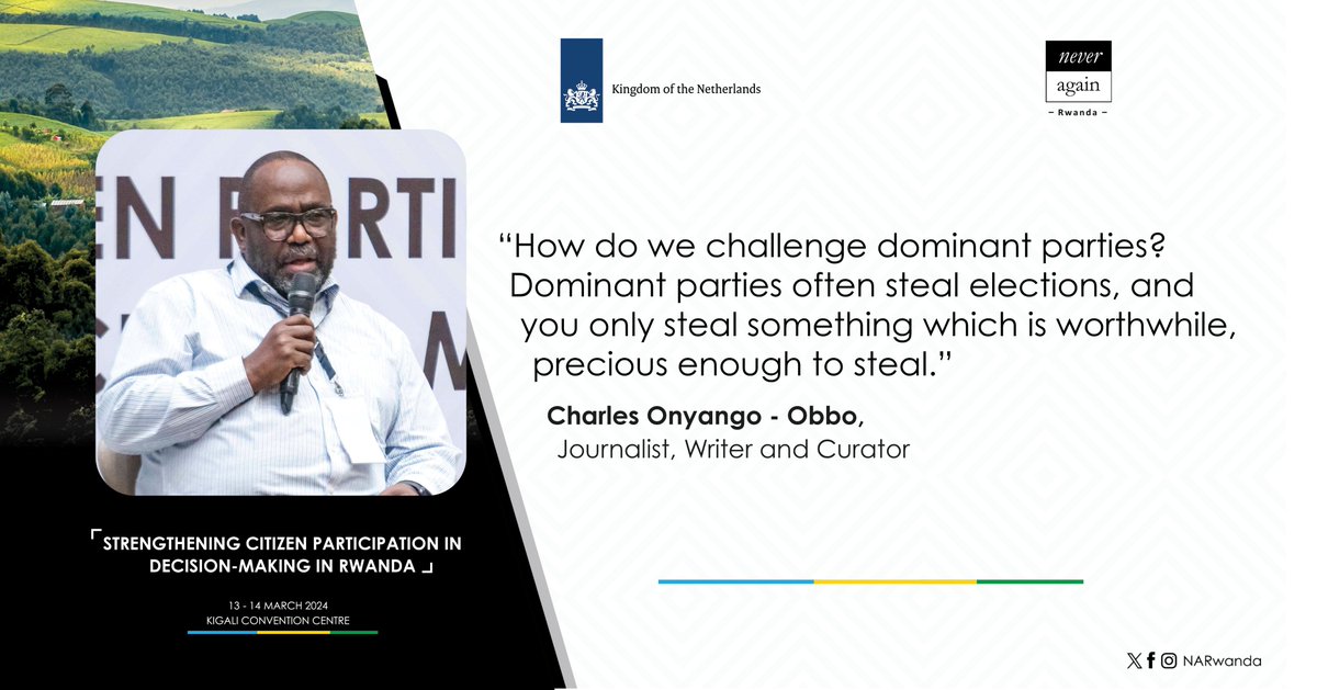 NARwanda's tweet photo. The conversations are heating up, as ideologies are challenged and opinions are shared, on the history of elections in Africa and the lessons we can learn from them.
@cobbo3
#CitizenParticipationRwanda
#RwandaDemocracy
#NARConference https://t.co/IegTQsZRj3
