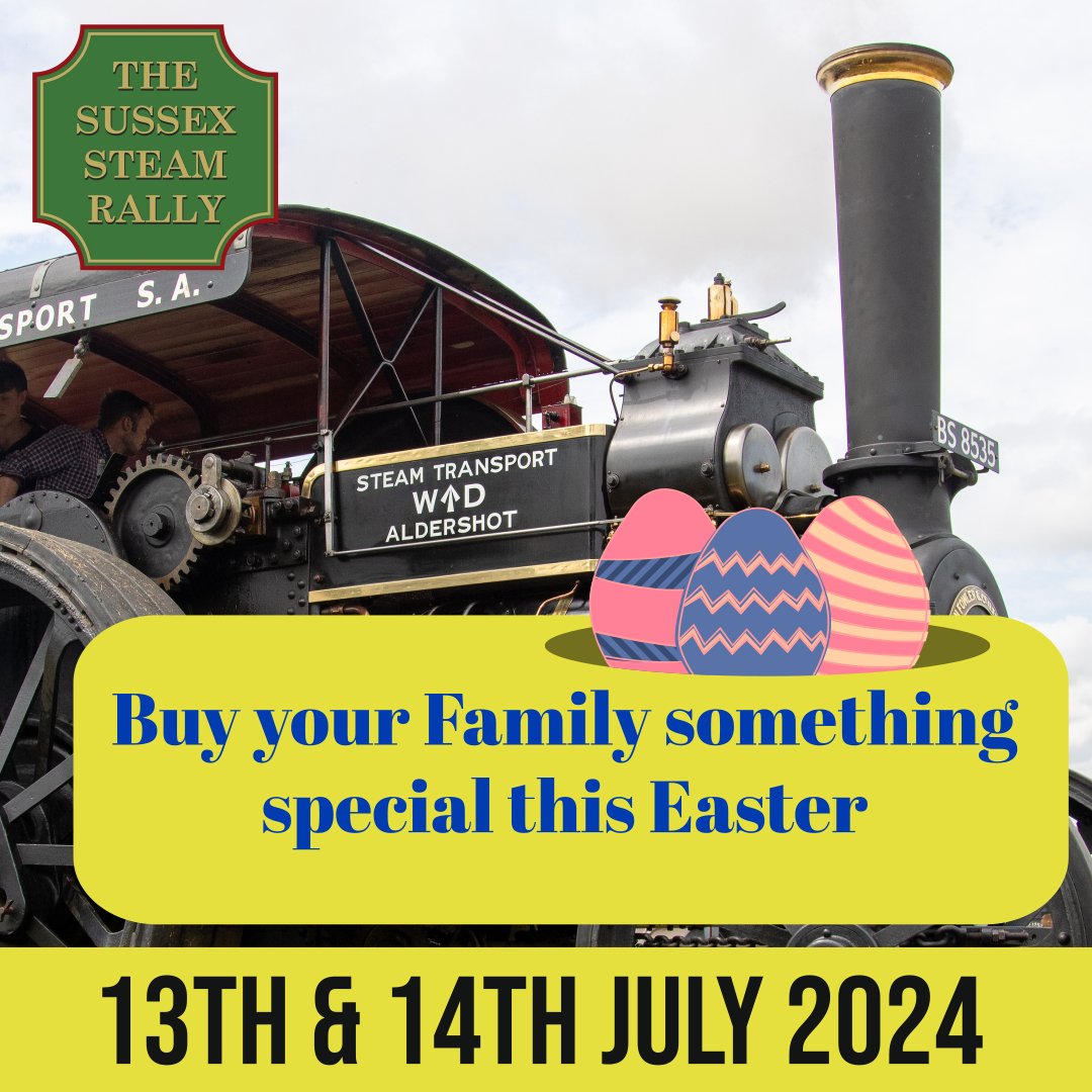 Sussex Steam Shows Ltd is excited to announce the 2024 Sussex Steam Rally on the 13th & 14th July. Once again the rally will take place at Parham House, West Sussex. Early Bird Tickets are now on sale Exhibitor, Trader and Catering enquires are open More info in our bio