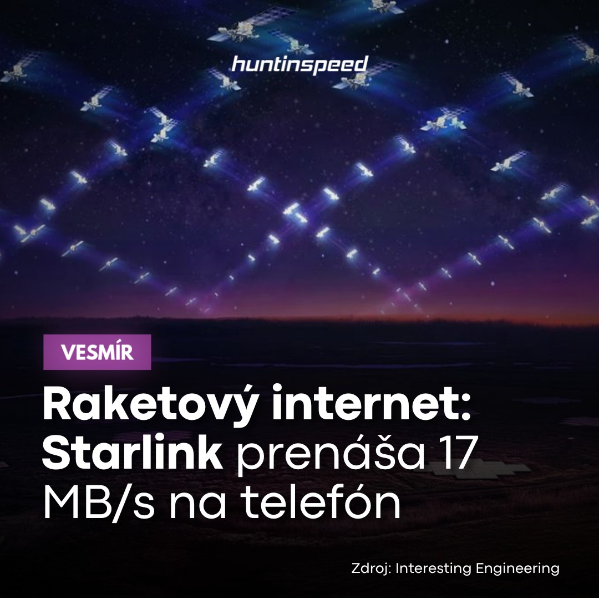 huntinspeedwrld's tweet photo. SpaceX pripojili bežný #Android smartfón k ich satelitu #Starlink. Výsledok? Rýchlosť sťahovania až 17 MB/s! 🚀

V blízkej budúcnosti budeme mať rýchly internet aj na najodľahlejších miestach zeme🌎 Viac info na https://t.co/txjK9ERTm5

#huntinspeed #internet #vesmir https://t.co/wVX1pr3hLu