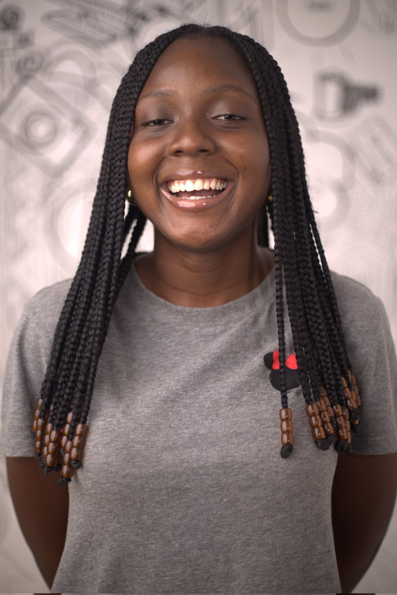MiseGreat's tweet photo. Esse is truly radiating happiness in this photo. 
The combination of that infectious smile and the vibrant patterned background creates a captivating and joyful image. 

#RadiatingHappiness #PurePositivity #InfectiousSmile #CaptivatingJoy #VibrantVibes #Saphotoacademy https://t.co/Nao7WorAvY