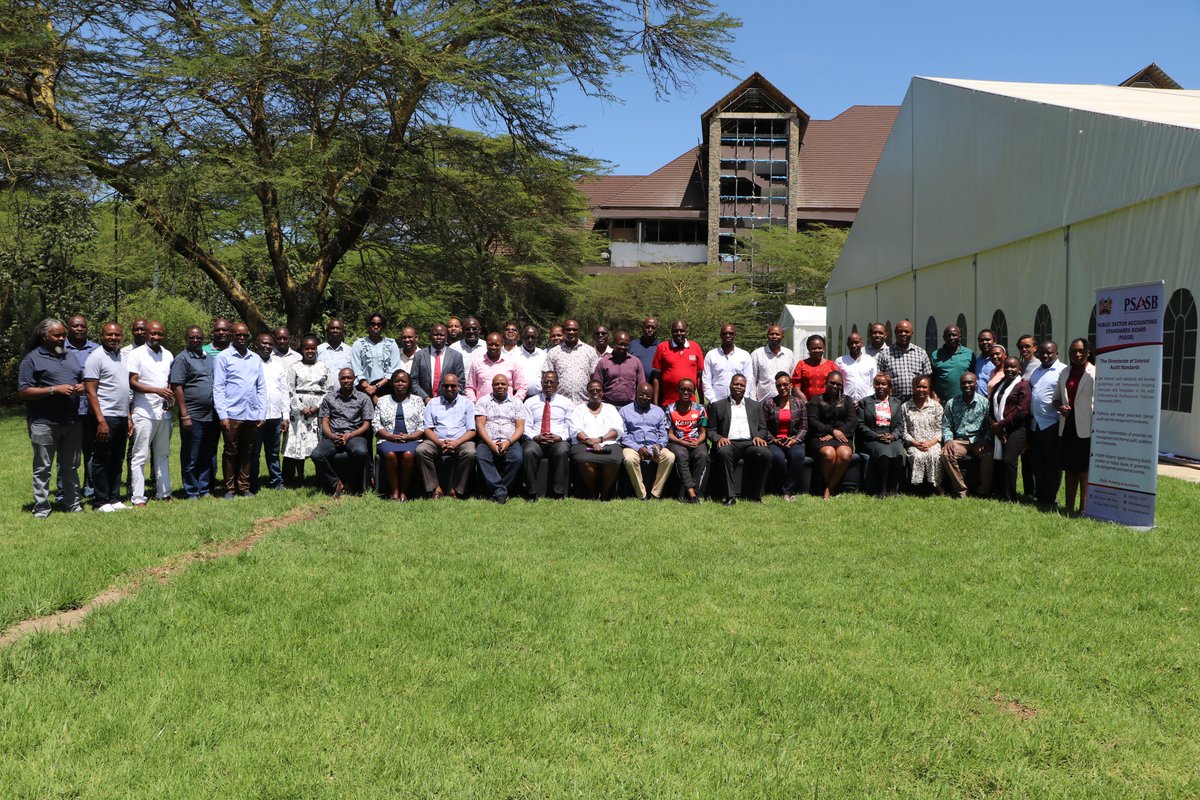 Group photo during the sensitization forum for State Corporations Audit Committee Members and Heads of Internal Audit on PSASB's Audit Committee Guidelines and Frameworks in Naivasha.