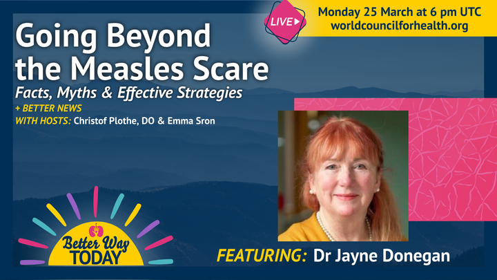 FOR YOUR CALENDAR: Please join us this Monday in the WCH Newsroom for some healthy strategies, learned wisdom and common sense on #measles with Dr Jayne Donegan and WCH Health and Science Lead Christof Plothe DO.
@PierreKory @P_McCulloughMD @ChildrensHD @SaferToWait @UsforThemUK